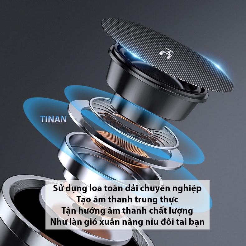 Loa Tròn Mini Bluethooth Không Dây MC A7, Kết Nối Đa Cổng