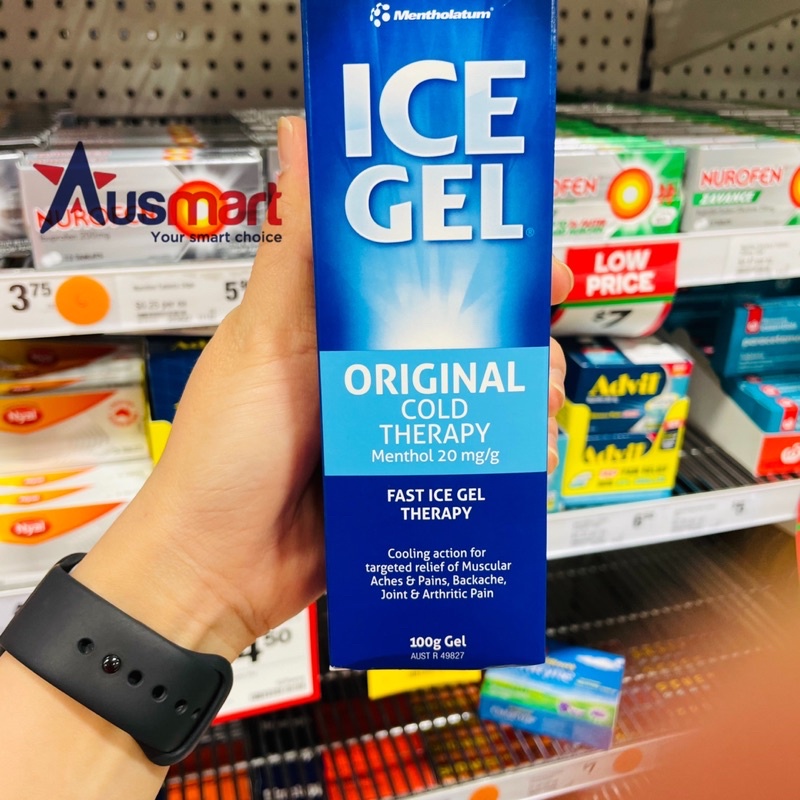 Gel xoa bóp giảm đau Mentholatum Ice Gel 100g