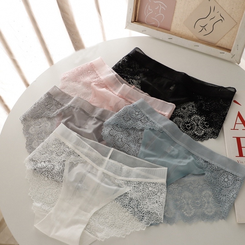 ( Chọn Màu ) Quần Lót Nữ Đúc Su Pha Ren Hoa Siêu Mền Mát Đẹp Sexy 2268