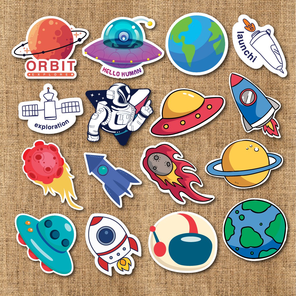 Sticker Galaxy Vũ Trụ chống nước sticker dán laptop, điện thoại, đàn guitar, mũ bảo hiểm, vali. MSP: G04