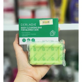 Xà Bông Giảm Mụn Lưng Soap Xà Phòng Giảm Mụn Body Ngực Cơ Thể Sau 7 Ngày Derladie Body Cleansing Bar For Blemish Skin