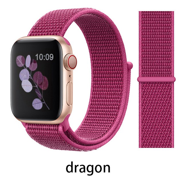 strap for apple watch 7 45mm 41mm 44mm 40mm 42mm 38mm sport nylon loop band for iwatch series 7 6 se 5 4 3 2 1