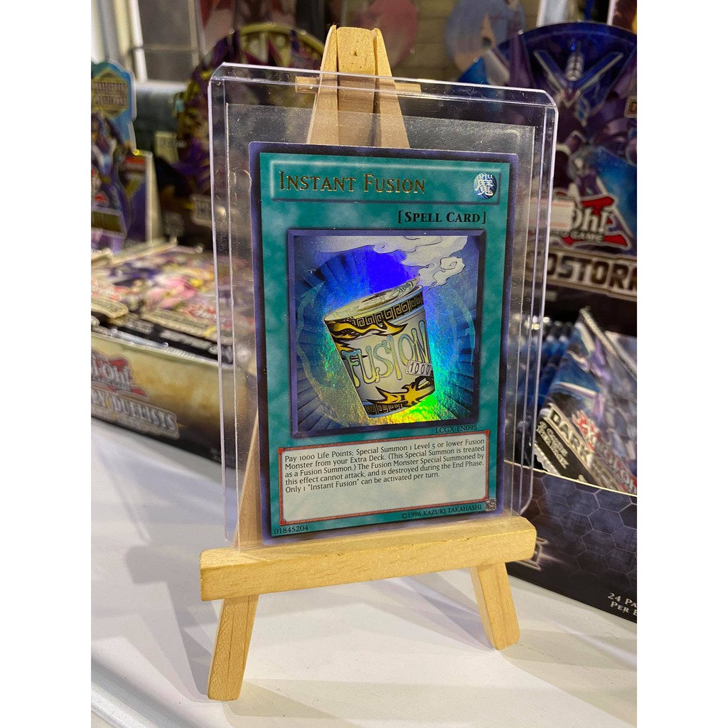 Lá bài thẻ bài Yugioh Instant Fusion – Ultra Rare - Tặng bọc bài nhựa bảo quản