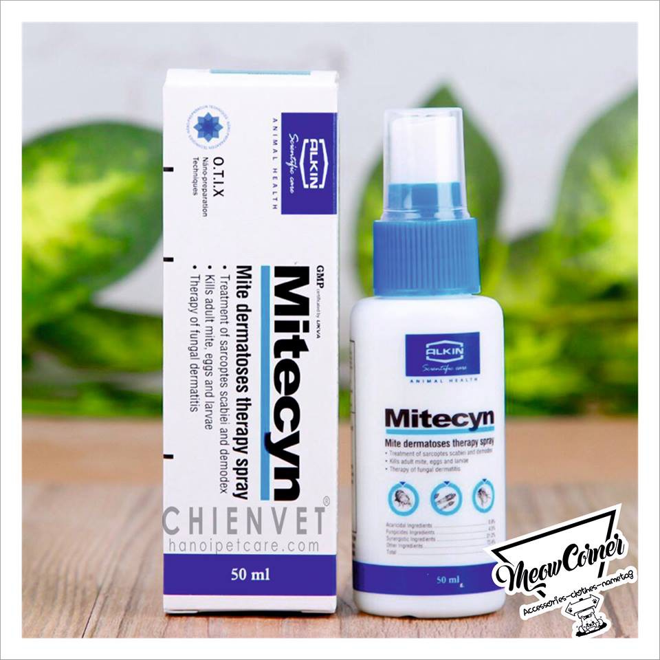 Thuốc Mytecyn Xịt Ghẻ Kich Thich Mọc Long Cho Meo Shopee Việt Nam