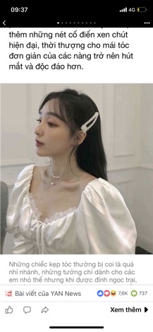 Combo 4 Kẹp tóc HÀN QUỐC hot trend 2019