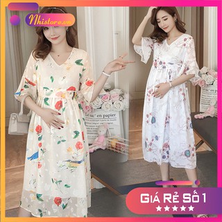 THANH LÝ HÀNG TỒN KHO Đầm bầu công sở cho bé bú sau sinh