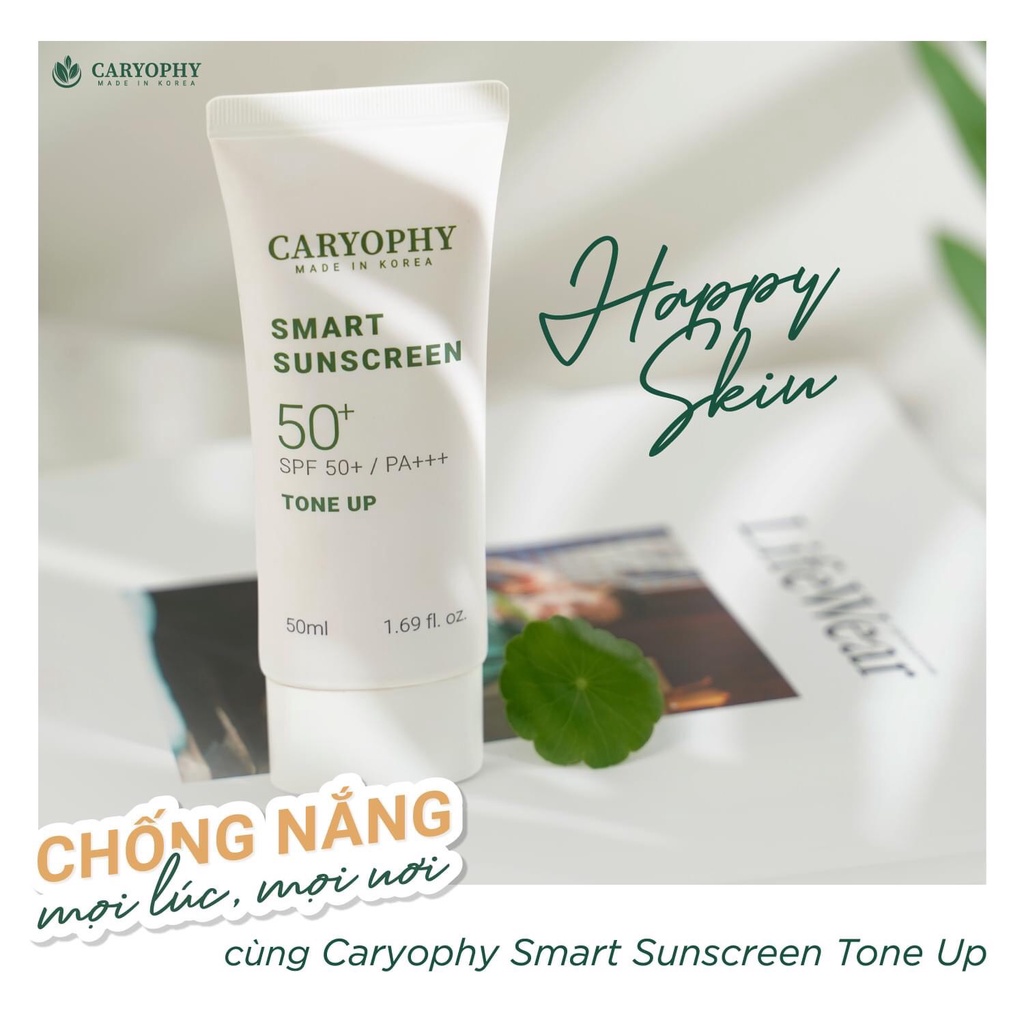 Kem chống nắng ngừa mụn Caryophy Smart Sunscreen SPF50+/PA+++ 5ML