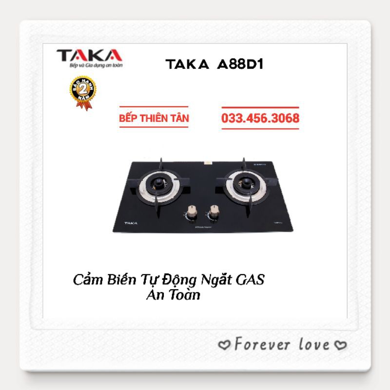 Bếp Ga âm Tự Động Ngắt Gas Quality Japan TAKA A88D1