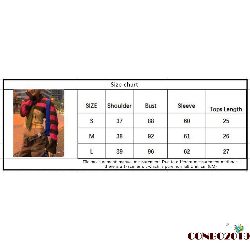 Áo Croptop Tay Dài Cổ Tròn Màu Sắc Tương Phản Thời Trang Cho Nữ