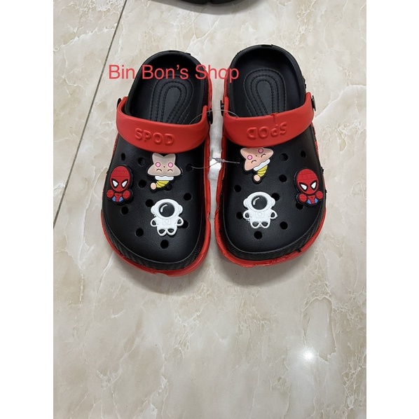 Dép sục stickers trẻ em siêu nhẹ 28-35/Sục cross siêu nhẹ trẻ em