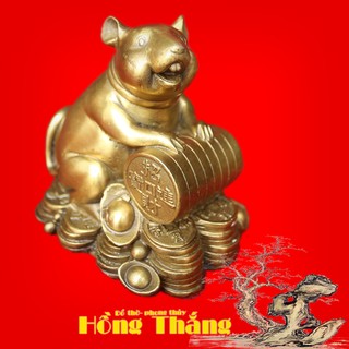 Chuột (đồ đồng phong thuỷ linh vật,may mắn tài lộc và tình duyên )
