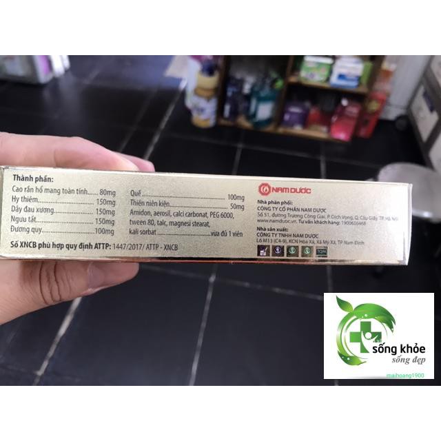 (CHÍNH HÃNG) VIÊN KHỚP BÁCH XÀ- Bổ xương khớp, mạnh gân cốt, hỗ trợ giảm đau