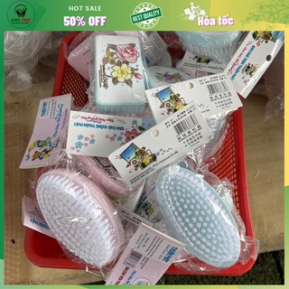 Bàn chải giặt đồ Thái siêu mềm nhiều màu sắc (giao màu ngẫu nhiên) - Bàn chải tiện dụng trong nhà tắm
