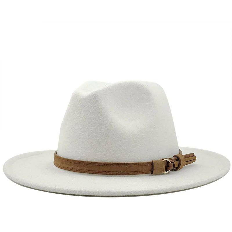 Mũ phớt Vintage 12 Màu rộng vành cổ điển Fedora chất liệu dạ, nón vintage Fedora nam nữ thời trang