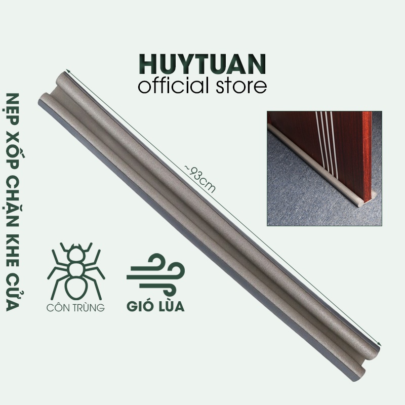 Thanh Nẹp Xốp Chặn Khe Cửa - Ron Đệm Cửa Chống Ồn, Chống Thoát Hơi Máy Lạnh, Chống Bụi, Ngăn Côn Trùng (Ncc06) Bibi90