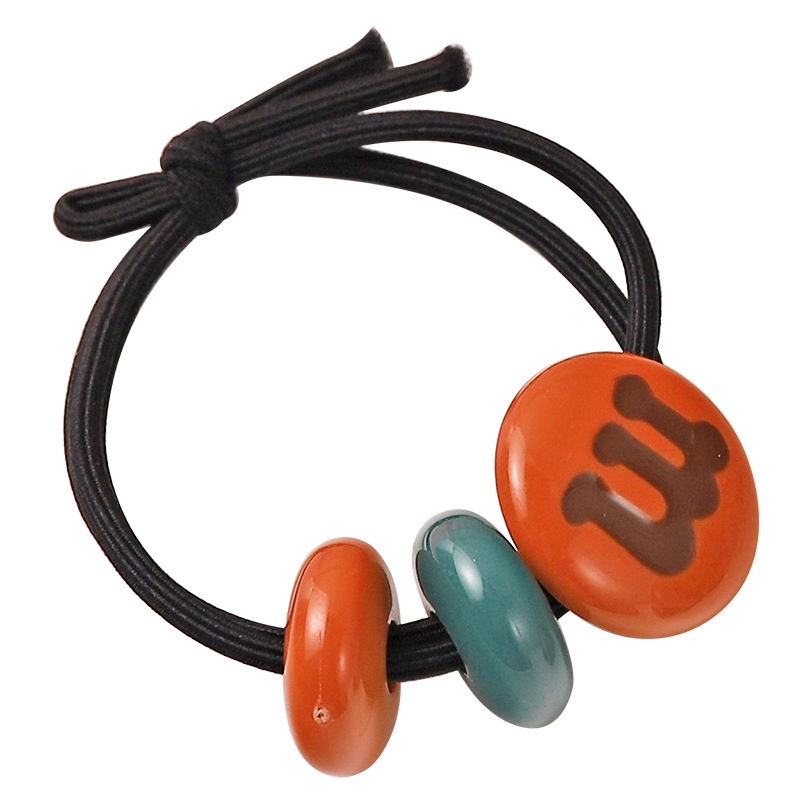 Dây cột tóc chữ M hình tròn thời trang phong cách hàn quốc giá rẻ CT09