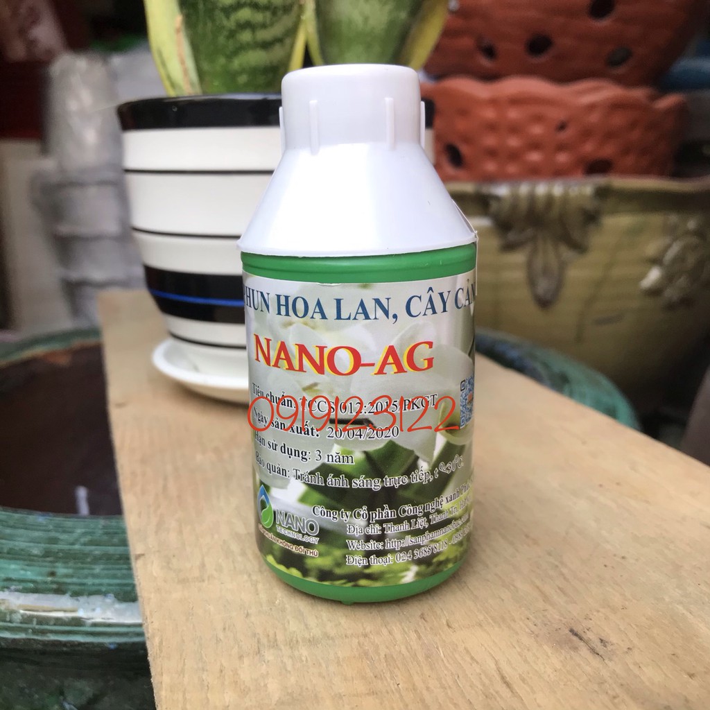 NANO BAC, NANOAG PHÒNG TRỊ NẤM BỆNH TRÊN HOA LAN CÂY CẢNH