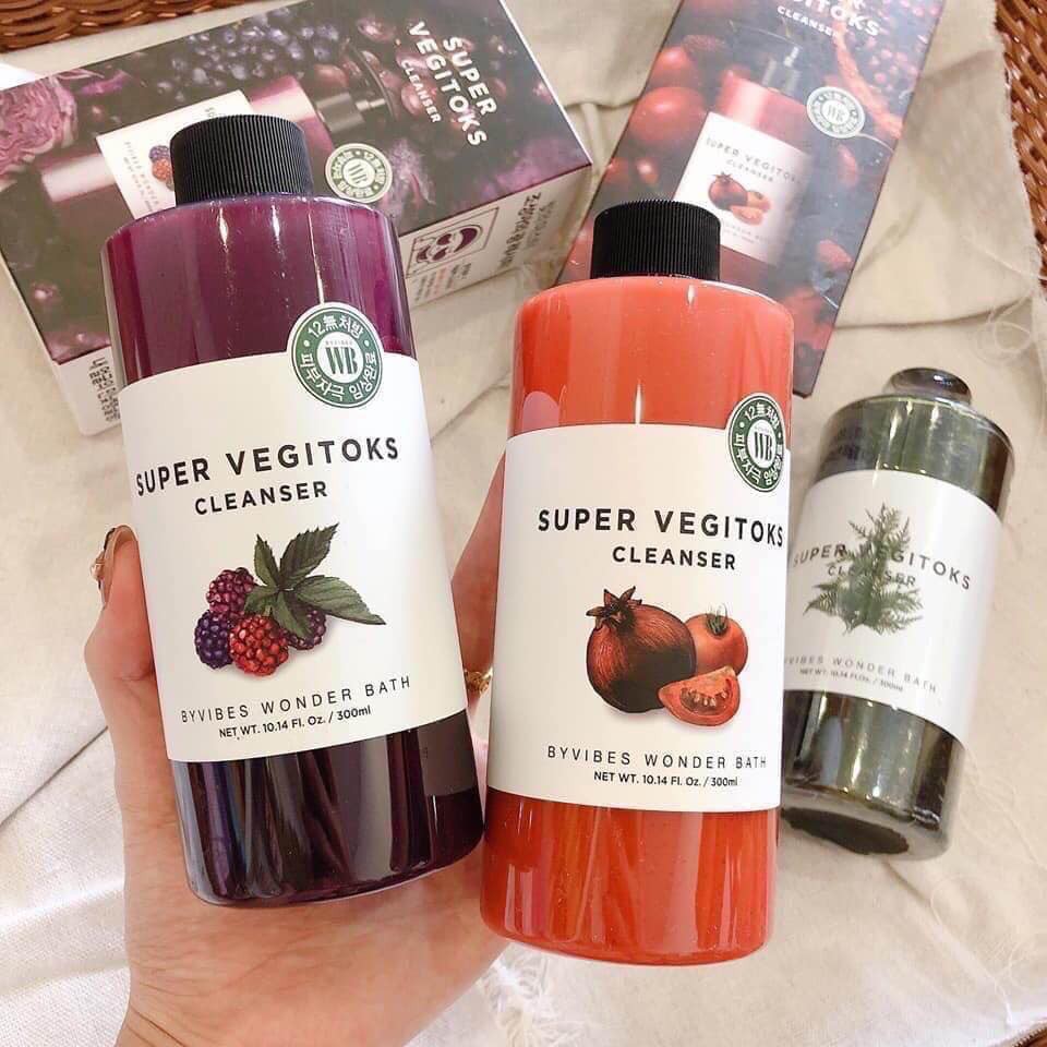 SỮA RỬA MẶT RAU CỦ SUPER VEGITOKS CLEANSER