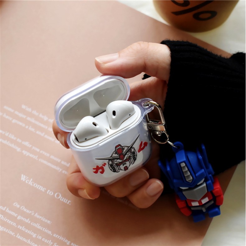 Ốp Bảo Vệ Hộp Đựng Tai Nghe Airpods 1 / 2 Pro 3 Hình Rô Bốt Xinh Xắn