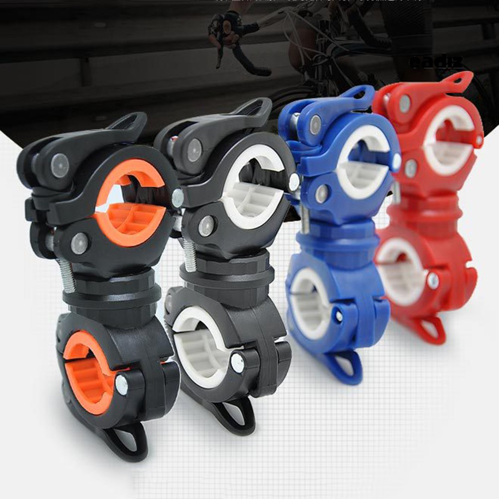 Giá Đỡ Đèn Pin Có Thể Xoay 360 Độ Gắn Tay Lái Xe Đạp Tiện Dụng
