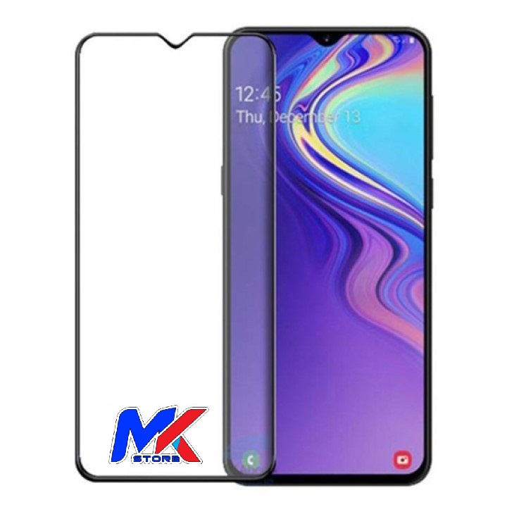 Kính cường lực bảo vệ màn hình ĐT Samsung A10/A10S 2019 full màn hình full keo - tặng bộ giấy lau kính trị giá 10K