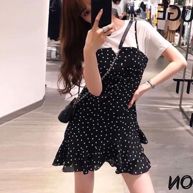 Set Váy chấm bi