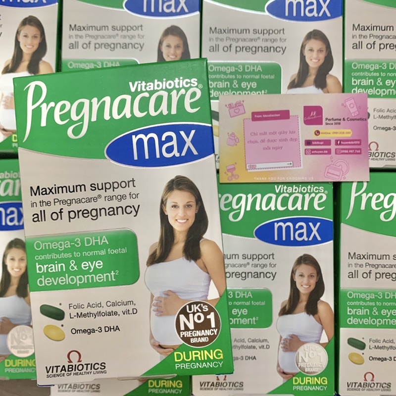 Vitamin tổng hợp cho mẹ bầu Pregnacare Max - 84 viên