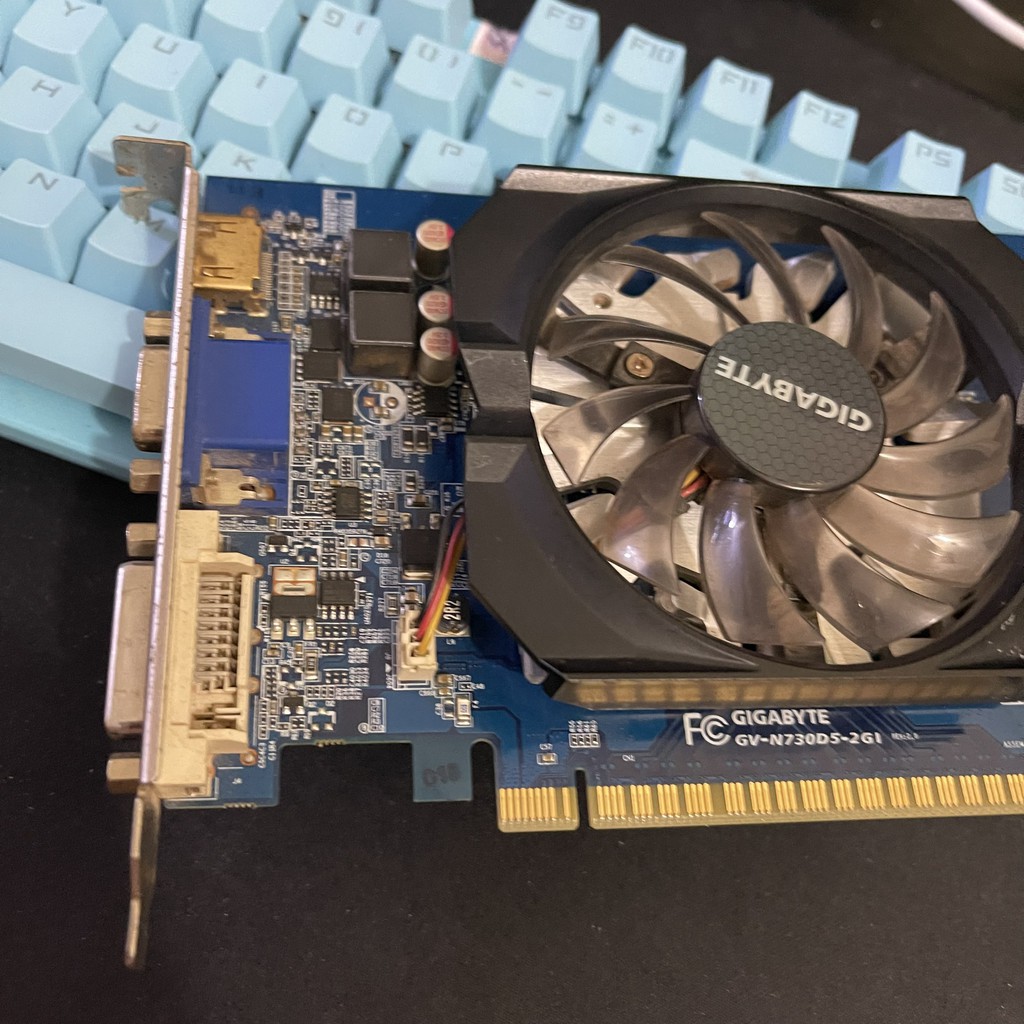 VGA Card màn hình Gigabyte GT 730 2GB DDR5 1 fan - Chiến mượt LOL, FF04