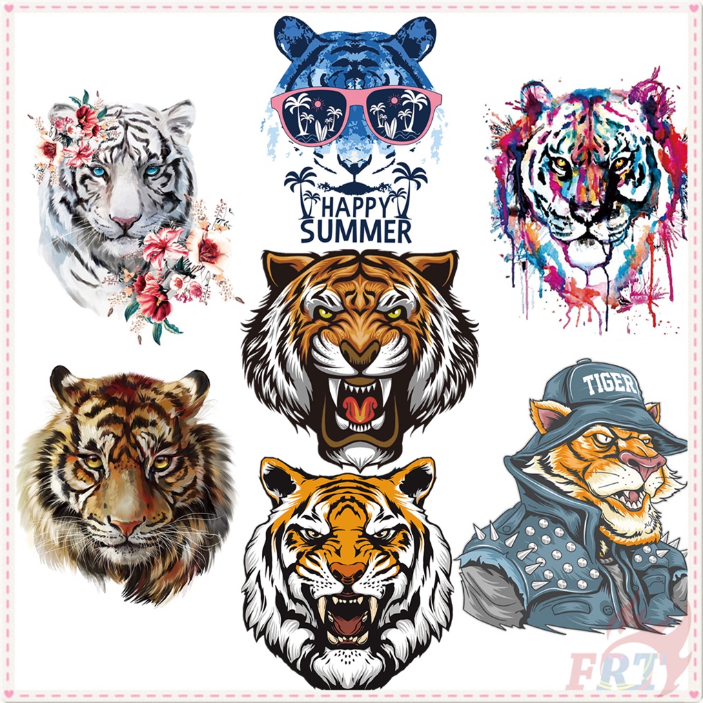 ✪ Miếng Dán Trang Trí Hình Con Hổ Độc Đáo ✪ 1 Miếng Dán Trang Trí Bằng Nhựa Vinyl