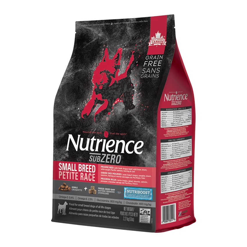 [Ăn Là Thích] Thức Ăn Hạt Cho Chó Bulldog Nutrience Subzero Phát Triển Cơ Bắp Bao 2.27kg 6 Loại Thịt Cá, Rau Củ Trái Cây