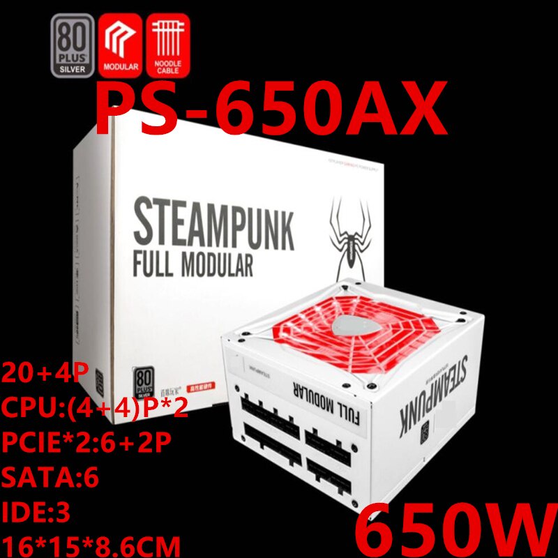 Nguồn máy tính 650W STeampunk PLAYER PS-650AX RGB Chiếu Sáng Công Suất 650W