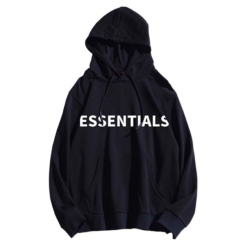 Áo nỉ bông Hoodie in chữ ESSENTIALS chất đẹp dày dặn [FREESHIP] Áo mùa đông, áo nỉ mùa đông đẹp, áo nỉ đôi