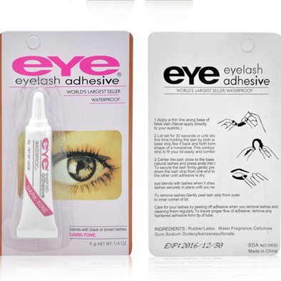 Keo dán mi giả siêu dính đa năng màu trắng đen 7g