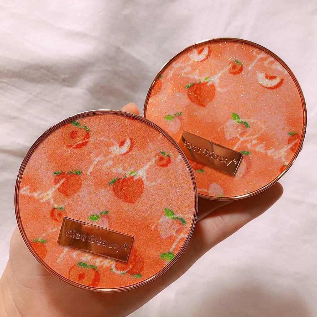 🍓Phấn 2 tầng Đào nhà Kiss beauty siêu mịn - siêu kiềm dầu | BigBuy360 - bigbuy360.vn