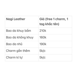 Vỏ bọc hộ chiếu - Nagi Handmade