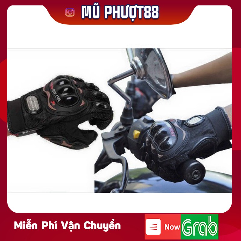 Găng Tay Monster, Probiker Full Ngón Chất Đẹp clip thật