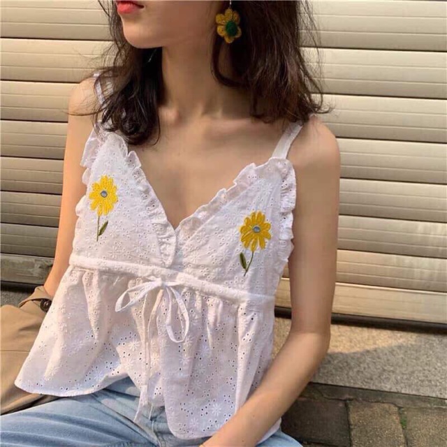 [order về sau 7-10 ngày] Áo bánh bèo hai dây