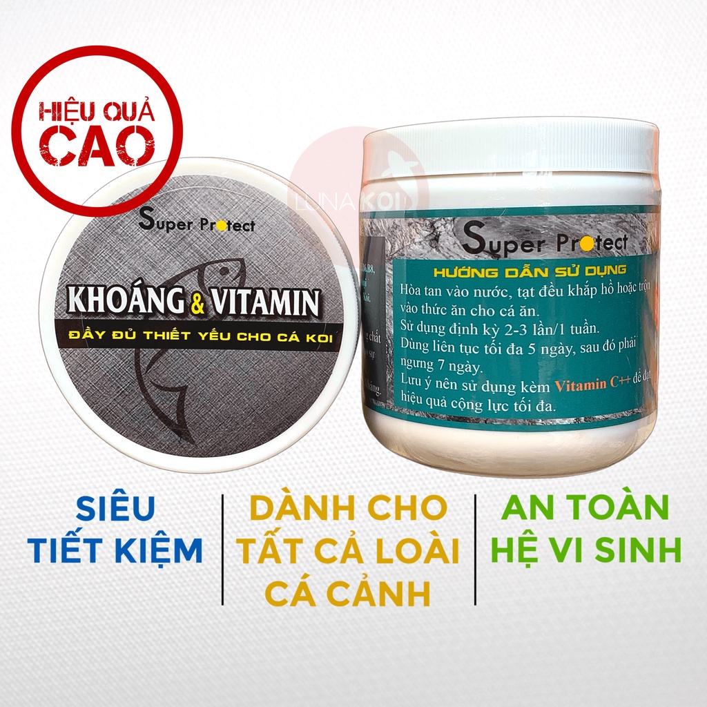 Vitamin & Khoáng chất thiết yếu cho hồ cá Koi