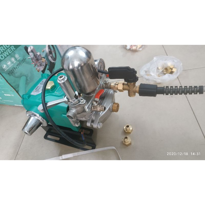 Bộ cùm rơle ngắt điện lắp cho đầu xịt rửa xe từ 1hp _7hp .