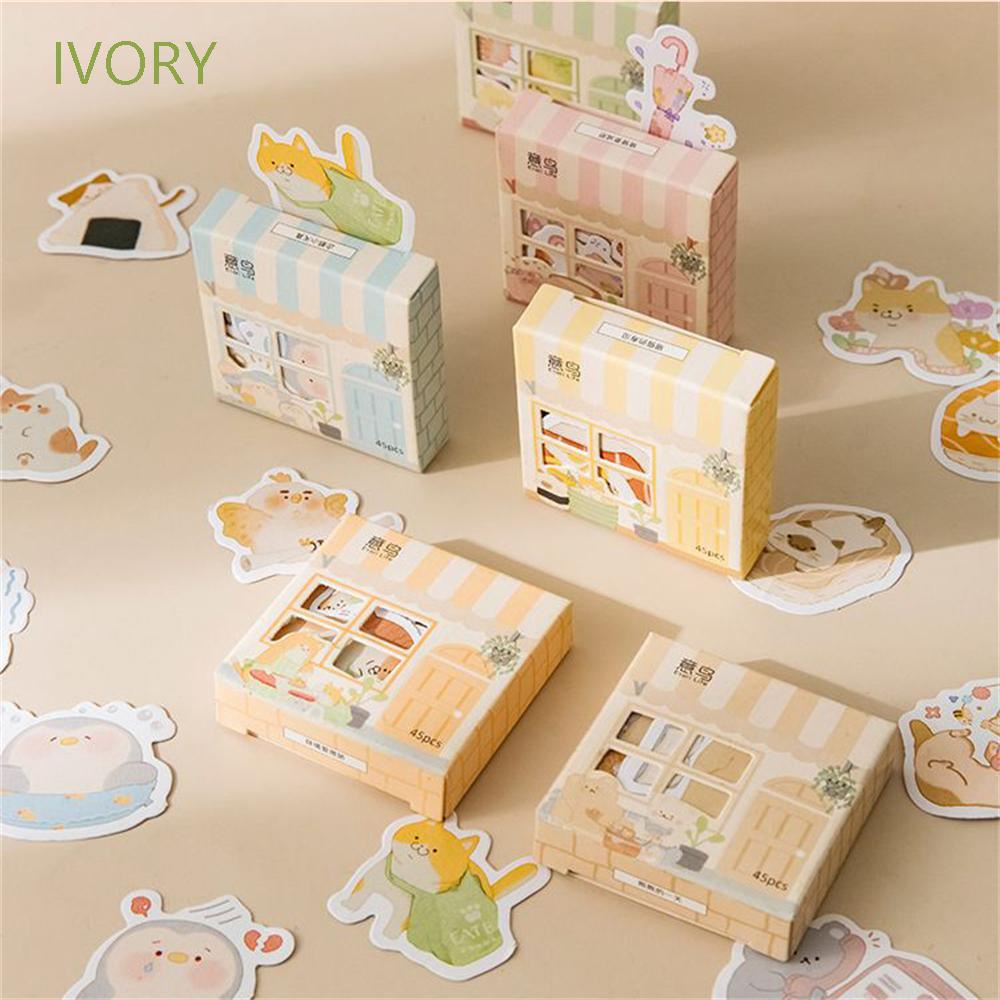45 Hình dán hình động vật dễ thương dùng trang trí sổ tay diy