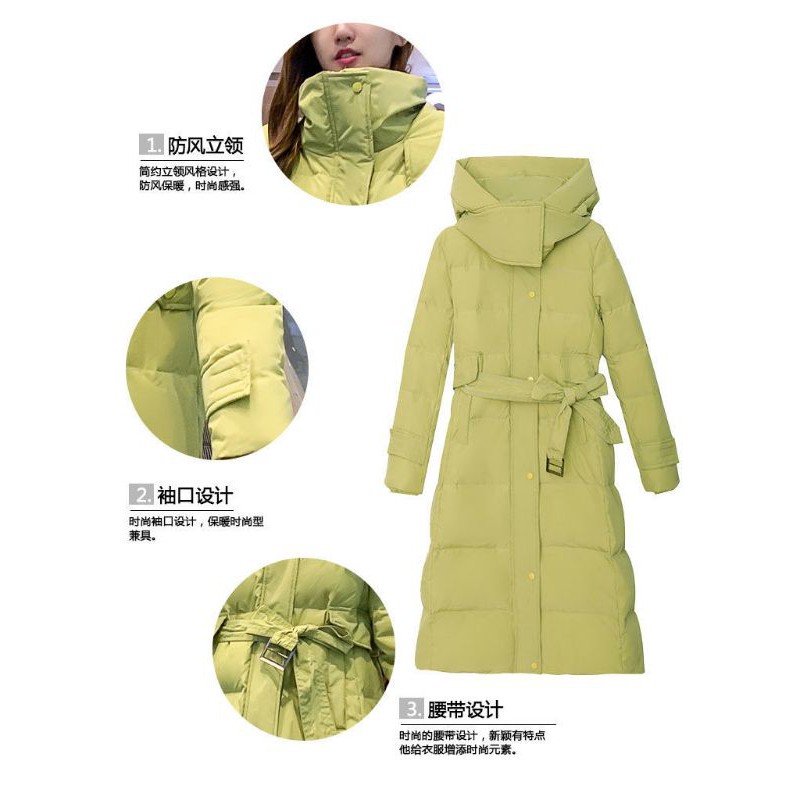 Áo khoác phao dáng dài hàng quảng châu