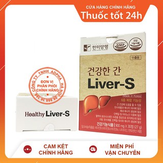 ✔️ Healthy Liver-S Viên giải độc, hạ men gan - Nhập khẩu Hàn Quốc  [THUOC2703 giảm 20%]