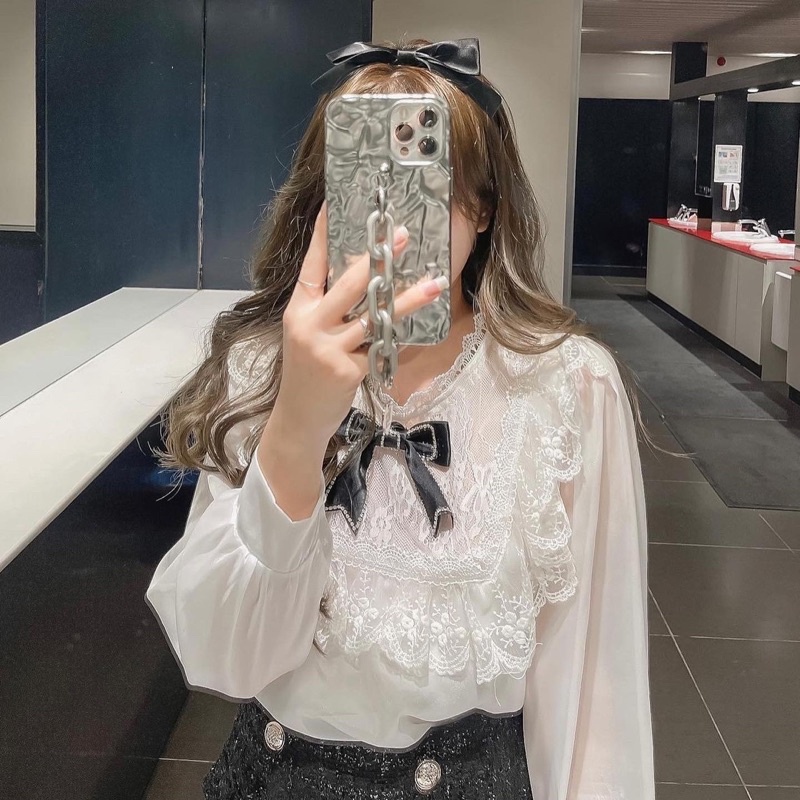 Nơ cài áo đính đá