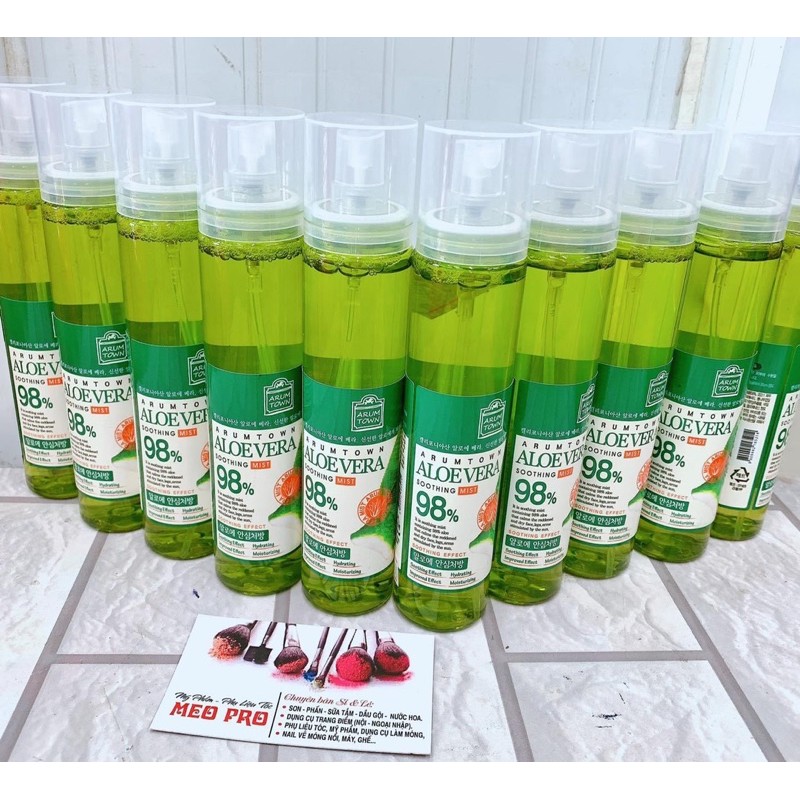 xịt-khoáng-lô-hội-Aloe-vera-soothing-mist-98%-(hàn-quốc)