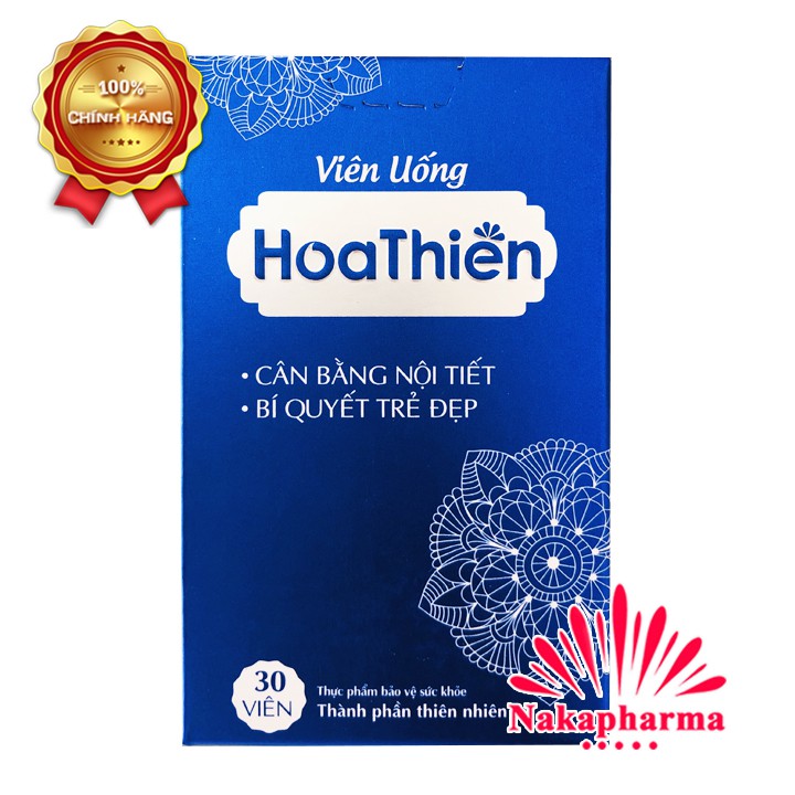 ✅  Viên Uống Hoa Thiên - Giúp cân bằng nội tiết tố nữ, tăng cường sinh lý nữ, làm đẹp da, bổ máu