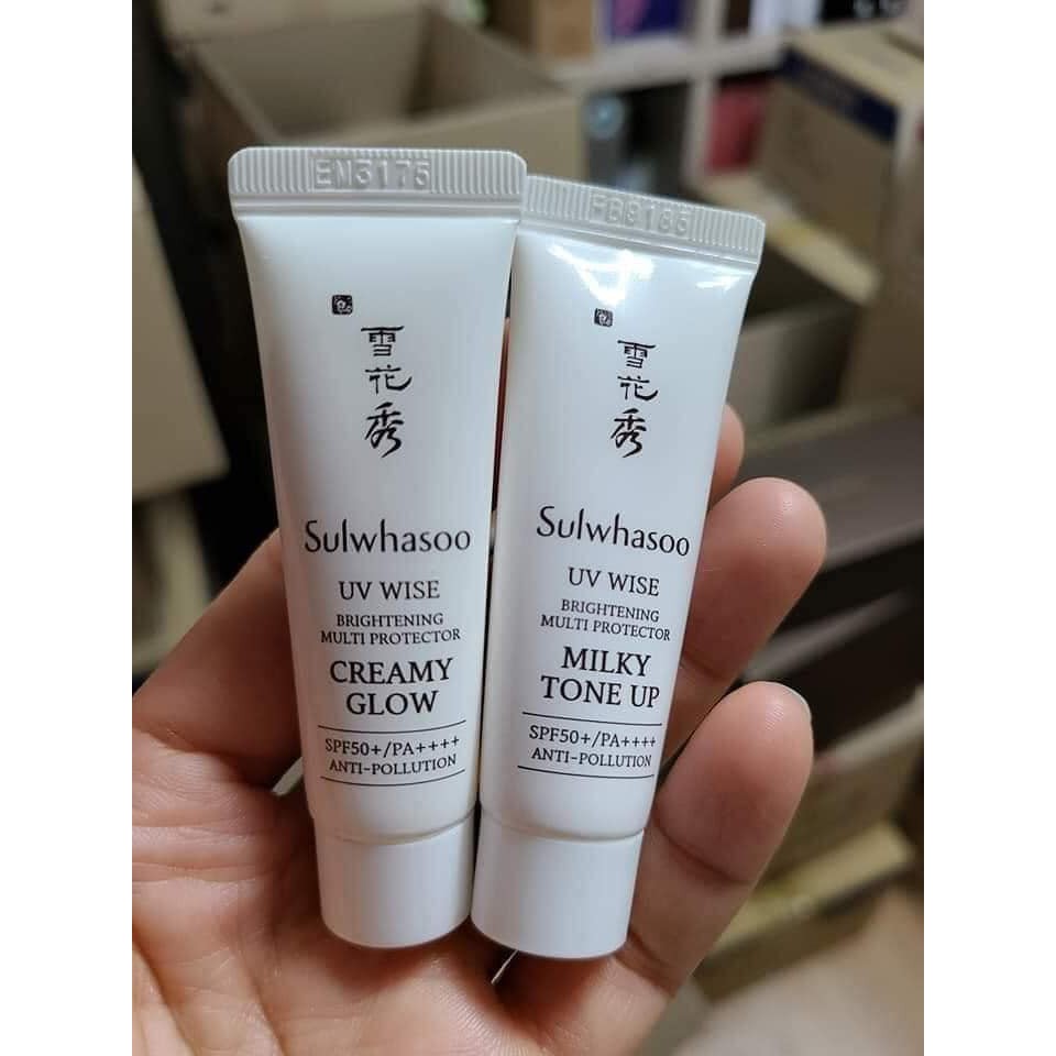 Kem Chống Nắng Trắng Da Sulwhasoo Creamy Glow SPF50+/PA ++++ 10ml