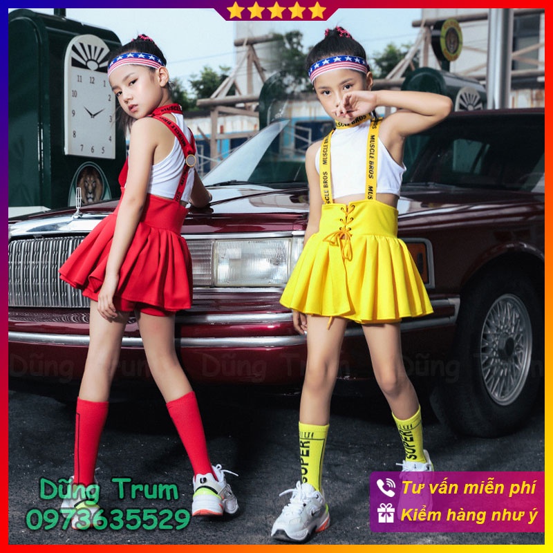 Trang phục nhảy nhóm Aerobic cho bé siêu đẹp