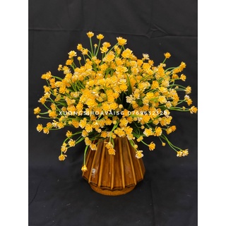Bụi hoa sen đá nhựa