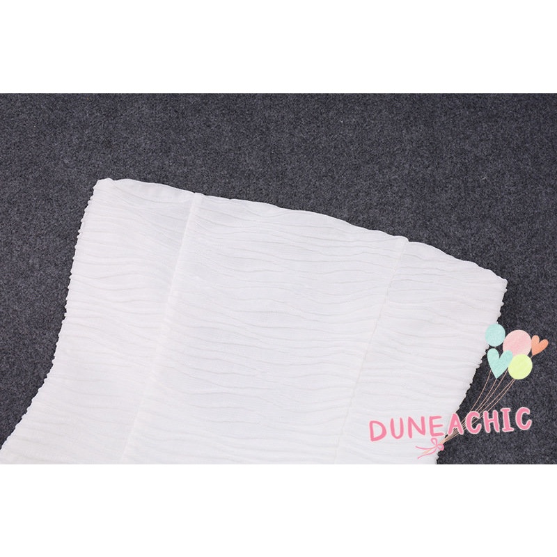 DUNEA Đầm Trễ Vai Màu Trơn Thiết Kế Thắt Dây Độc Đáo Cho Nữ