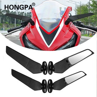 Set 2 gương chiếu hậu xoay 360 độ chuyên dụng cho xe mô tô kawasaki zx6r zx636 zx7r zx9r zx10r yamaha yzf r6 r1 r25 r3 r125 r15